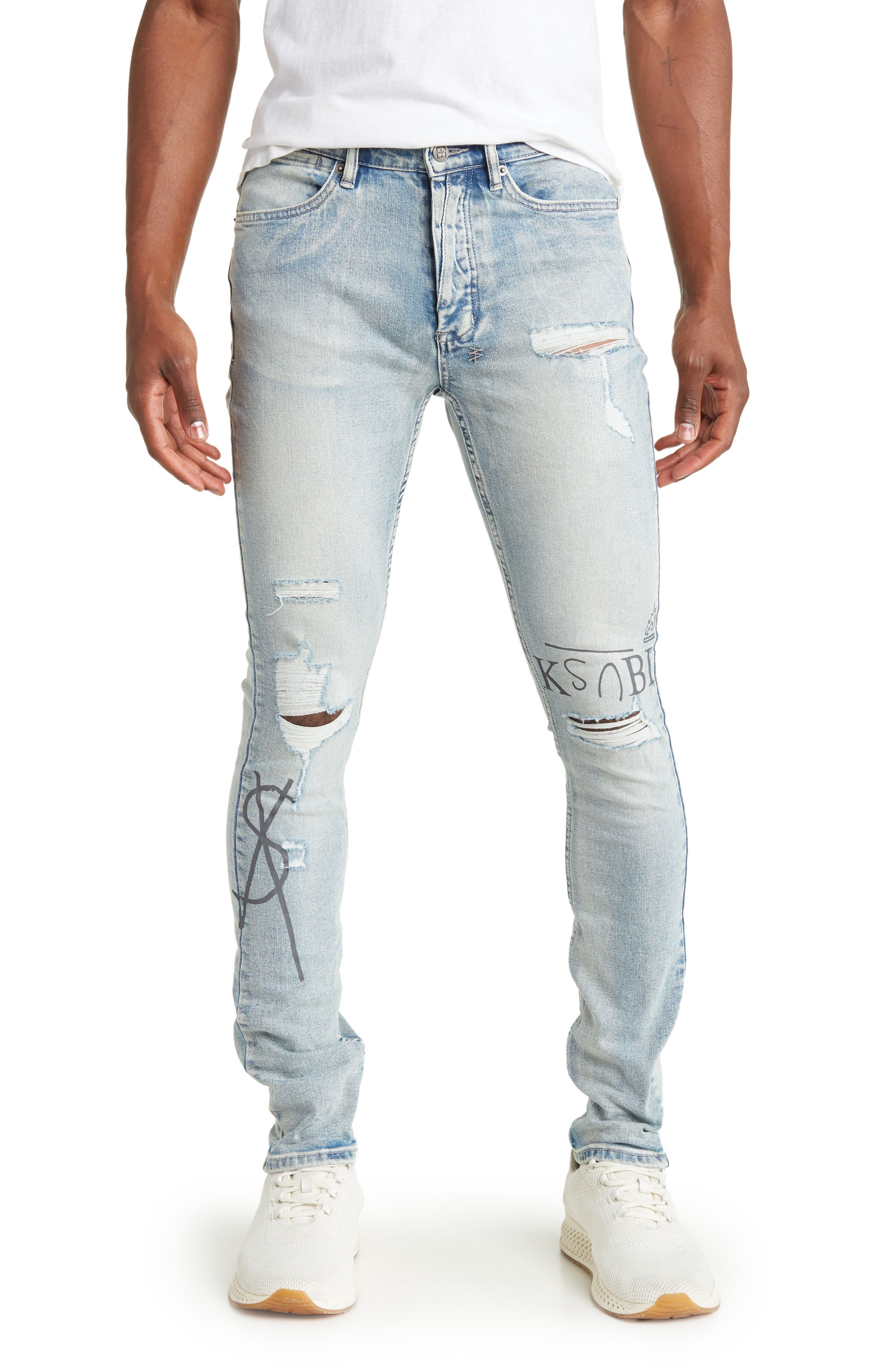 Ksubi Van Winkle Punk Blue Ksubi Skinny Jeans (Men) | Nordstromrack