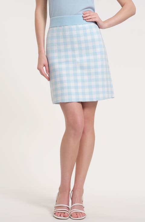 Gingham Sweater Skirt