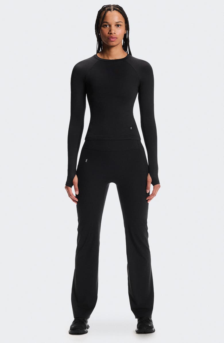 On Studio Long Sleeve T-Shirt, Alternate, color, Black