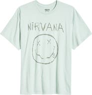 Merch Traffic Nirvana Smiley Live Graphic T-Shirt