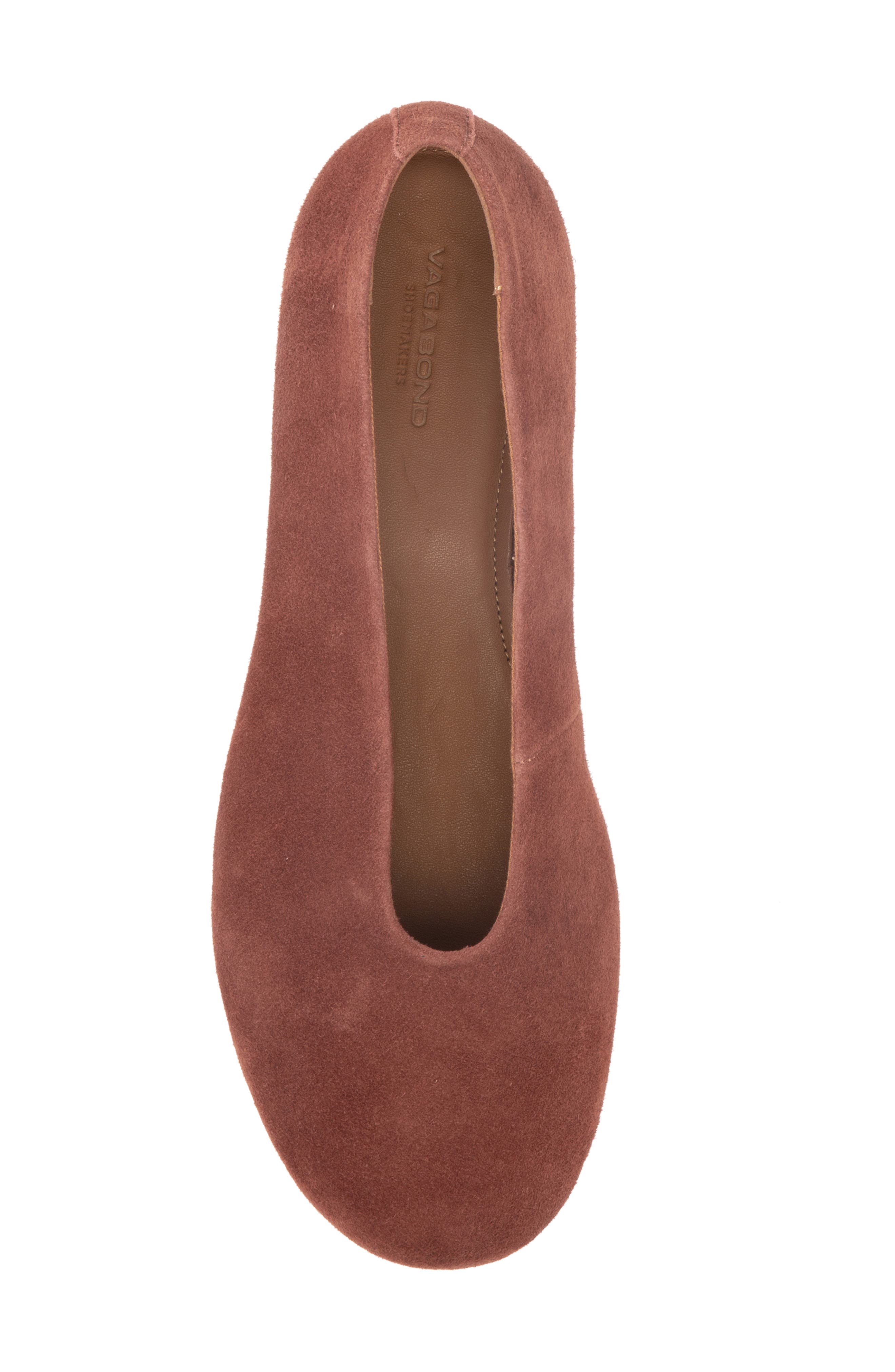 Vagabond Shoemakers Aleya Ballet Flat, Alternate, color, Rust