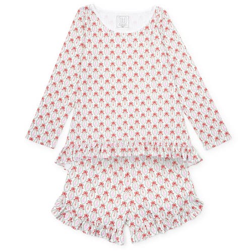 Lila And Hayes Pajama Short Set In Multi
