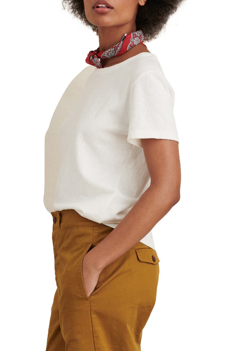 Crewneck T-Shirt, Alternate, color, WHITE