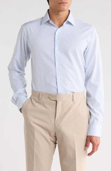 Nautica Geo Print Dress Shirt