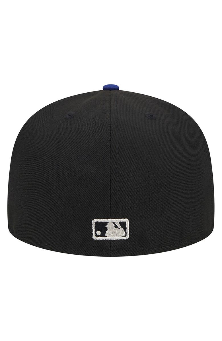 New Era Men's New Era Black Los Angeles Dodgers Metallic Camo 59FIFTY Fitted Hat, Alternate, color, Black