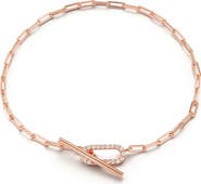 GLAZE JEWELRY Cubic Zirconia Toggle Bracelet