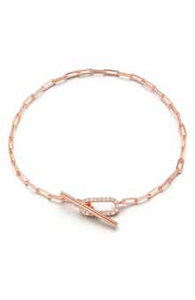 GLAZE JEWELRY Cubic Zirconia Toggle Bracelet