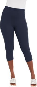 Jessica London Everyday Stretch Cotton Capri Legging