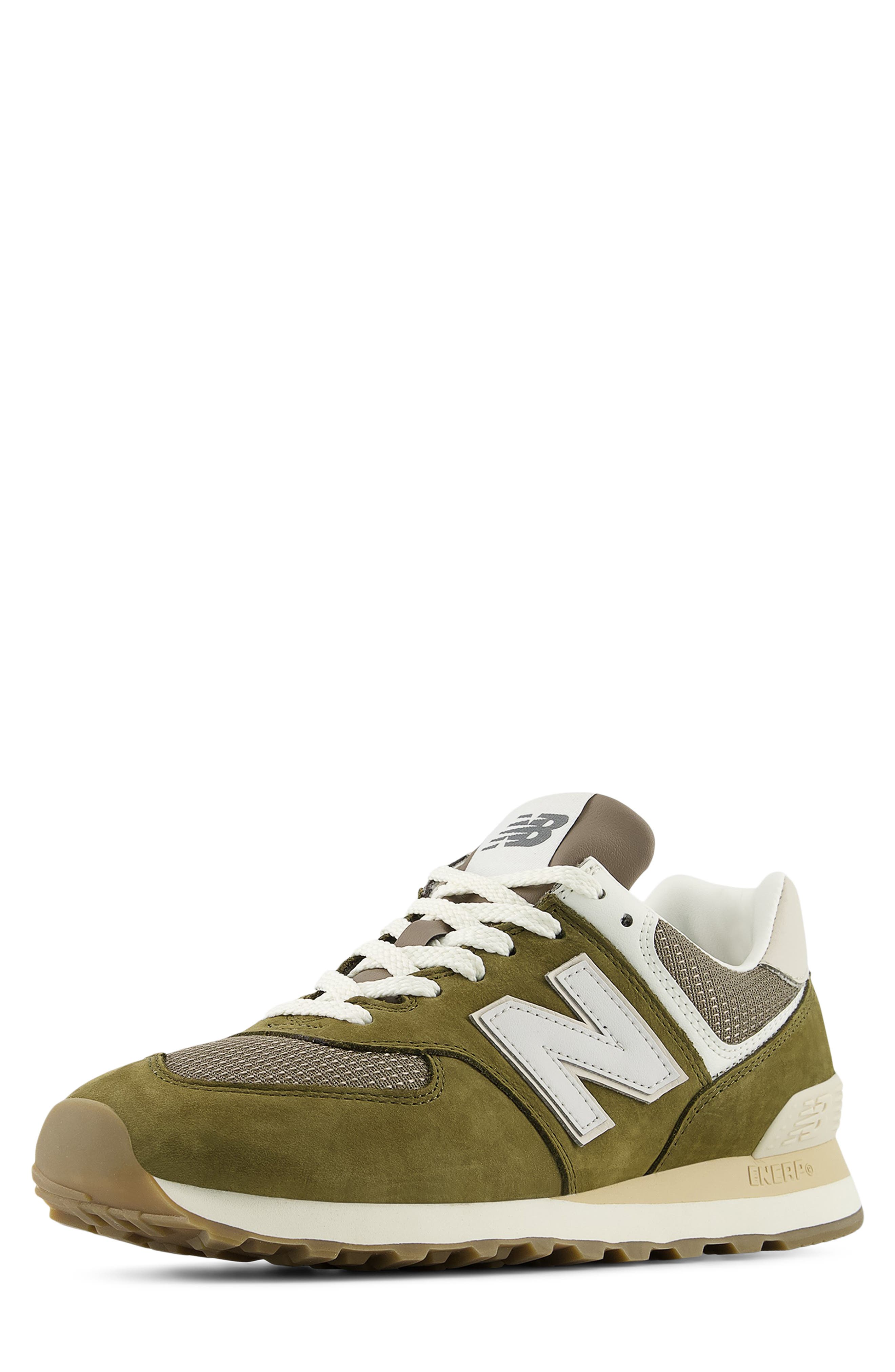 Gender Inclusive 574 Sneaker, Alternate, color, CALCIUM/ DARK SILVER METALLIC