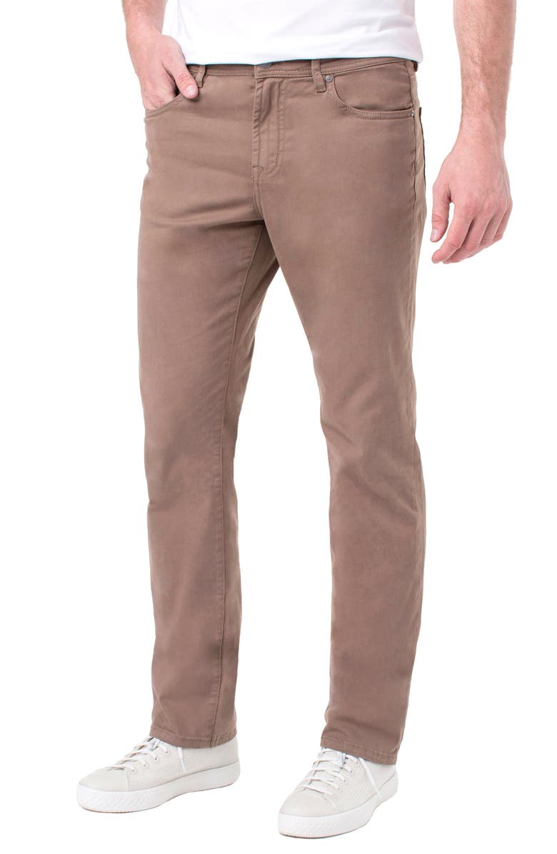 Liverpool Regent Relaxed Straight Leg Twill Pants, Main, color,