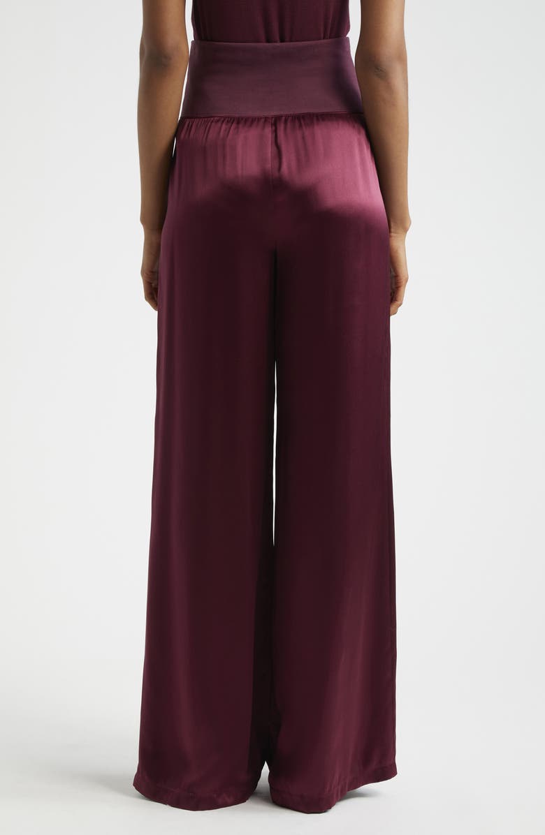 ATM Anthony Thomas Melillo Silk Charmeuse Wide Leg Pants, Alternate, color, 