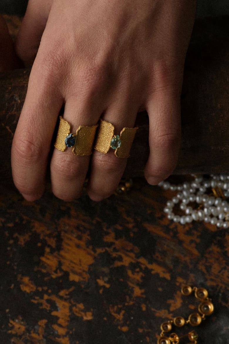 Kelly Gemstone Ring, Alternate, color, Mint