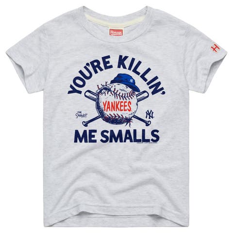 Youth Homage Ash New York Yankees x The Sandlot Tri-Blend T-Shirt
