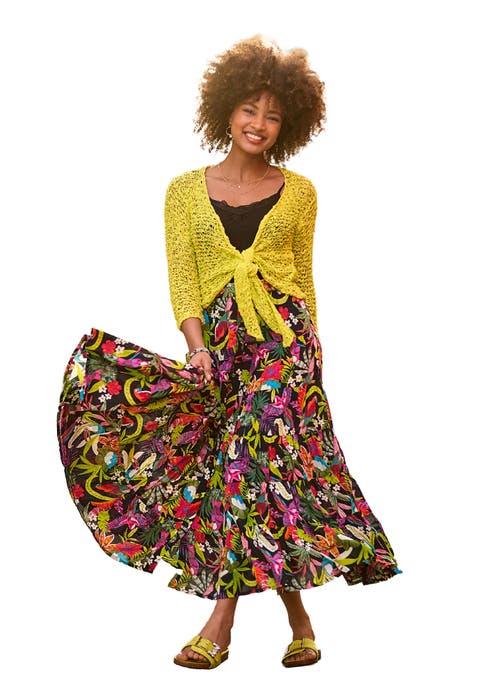 Tiered Maxi Skirt (Plus)