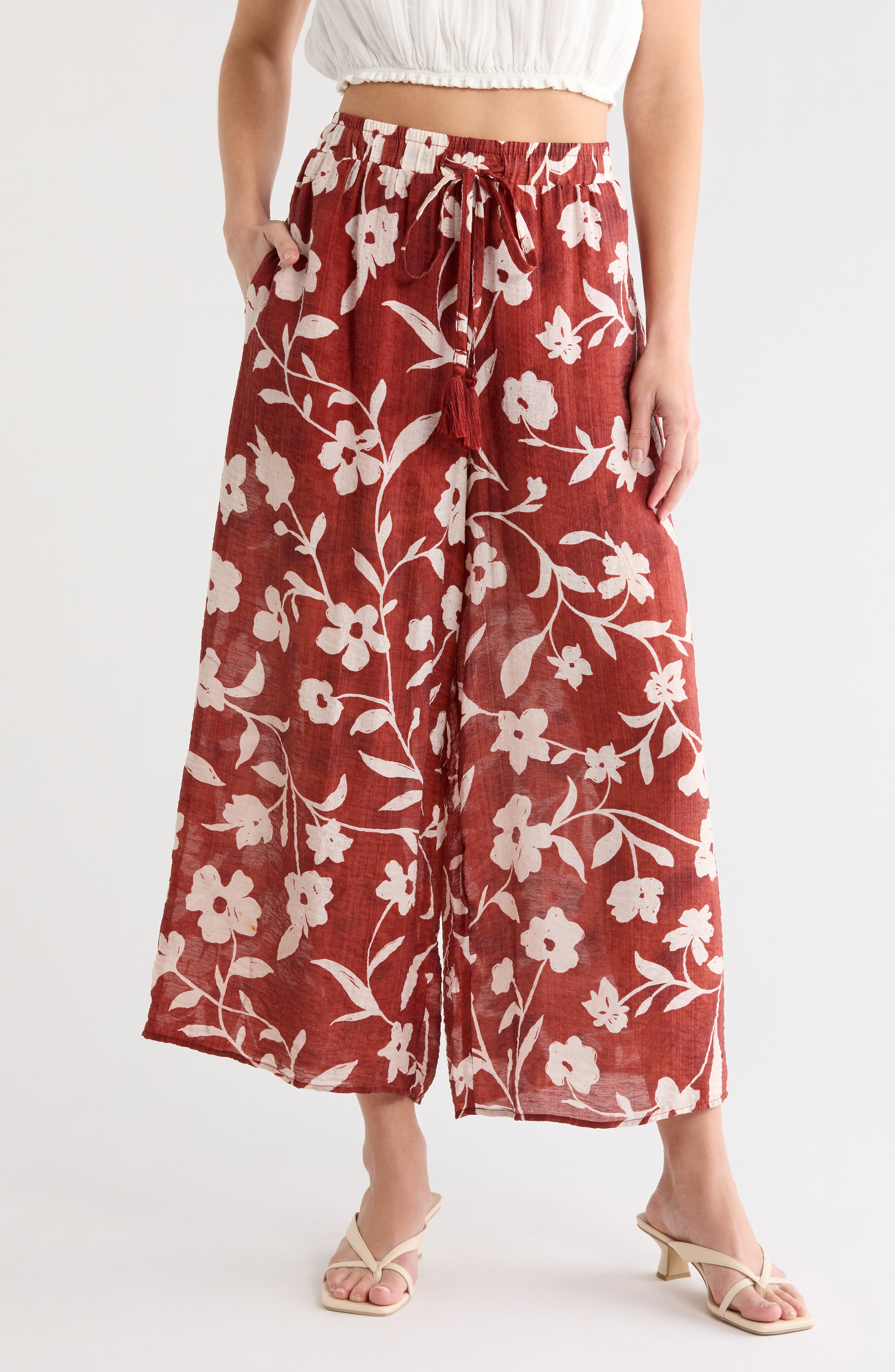 Lawn Drawstring Pants