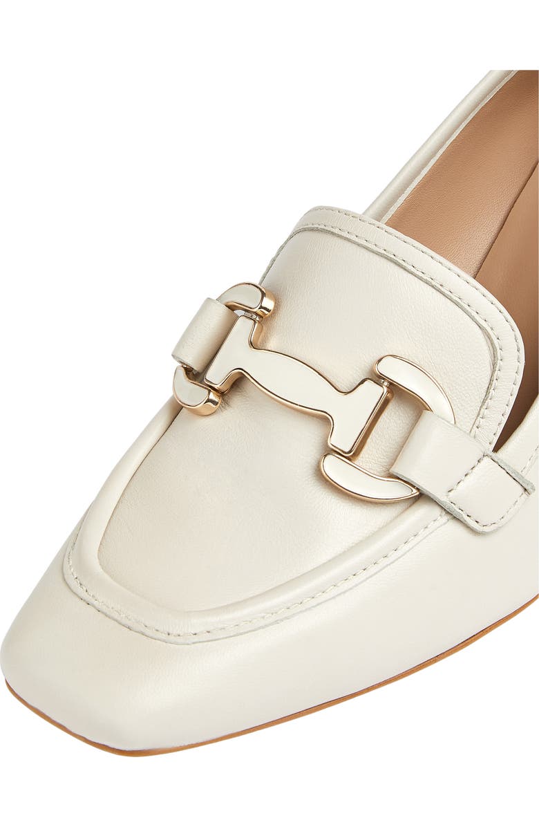 LK Bennett Luca Block Heel Pump, Alternate, color, Ecru