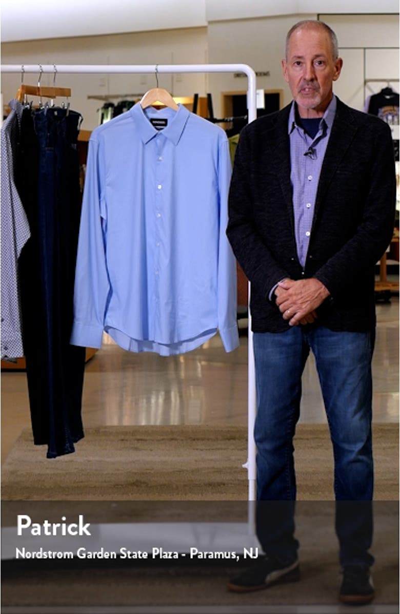 Slim Fit Tech Button-Up Shirt, sales video thumbnail