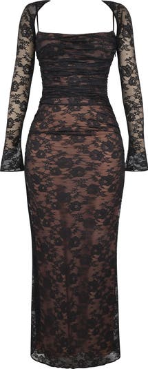 Artemis Long Sleeve Lace Maxi Dress