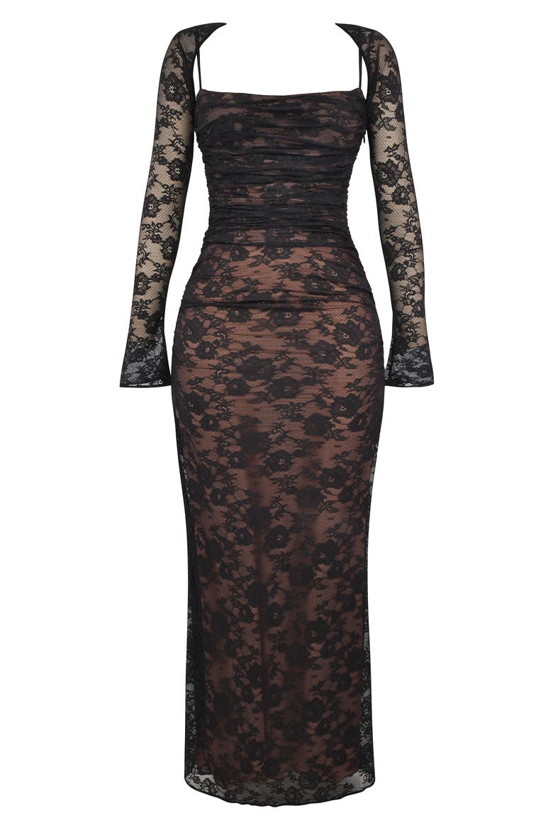 artemis black lace maxi dress House of CB | Dresses | House Of Cb Artemis Black Maxi Lace Dress