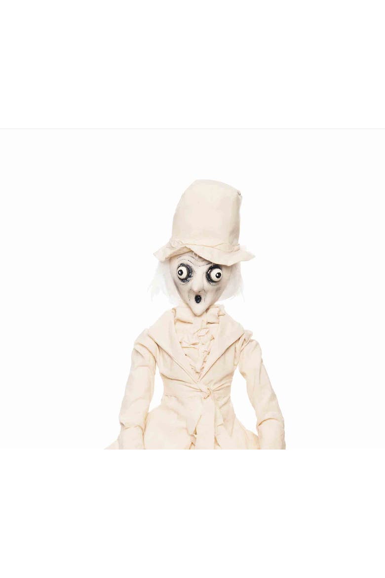 Gary Ghost Halloween Gathered Traditions Joe Spencer Figurine 30", Alternate, color, White