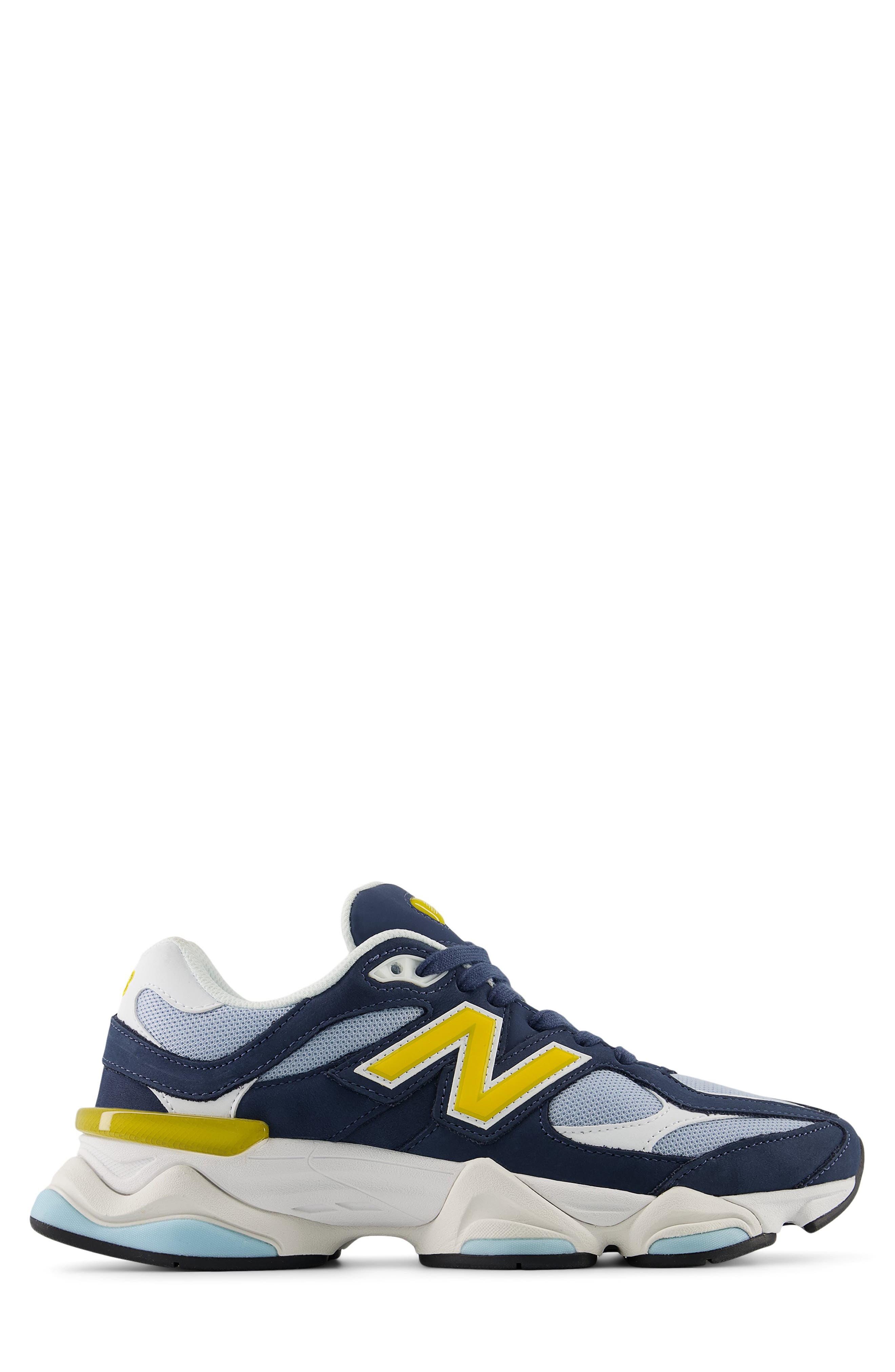 Gender Inclusive 9060 Sneaker, Alternate, color, VINTAGE INDIGO/ APOLLO GOLD