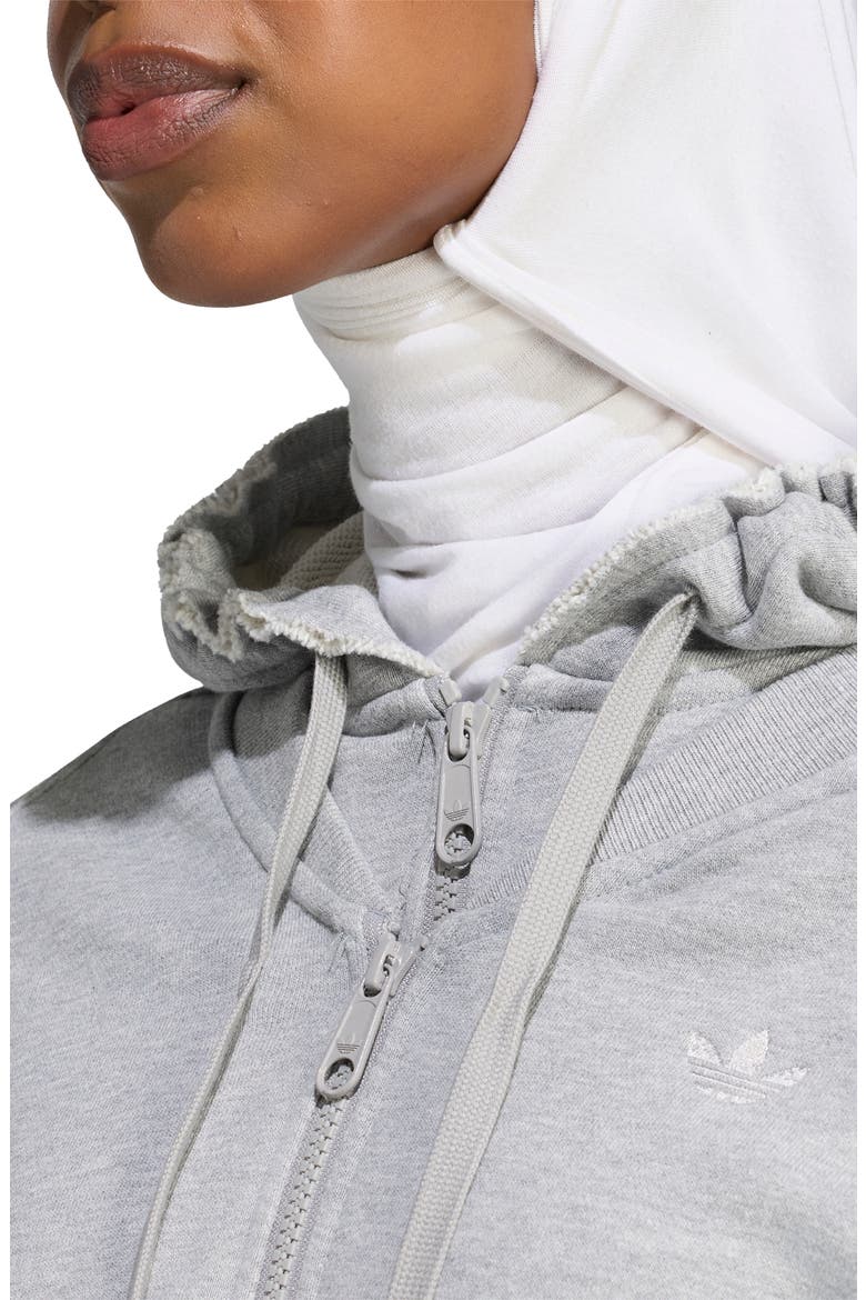 SST Double Front Full Zip Hoodie, Alternate, color, MEDIUM GREY HEATHER