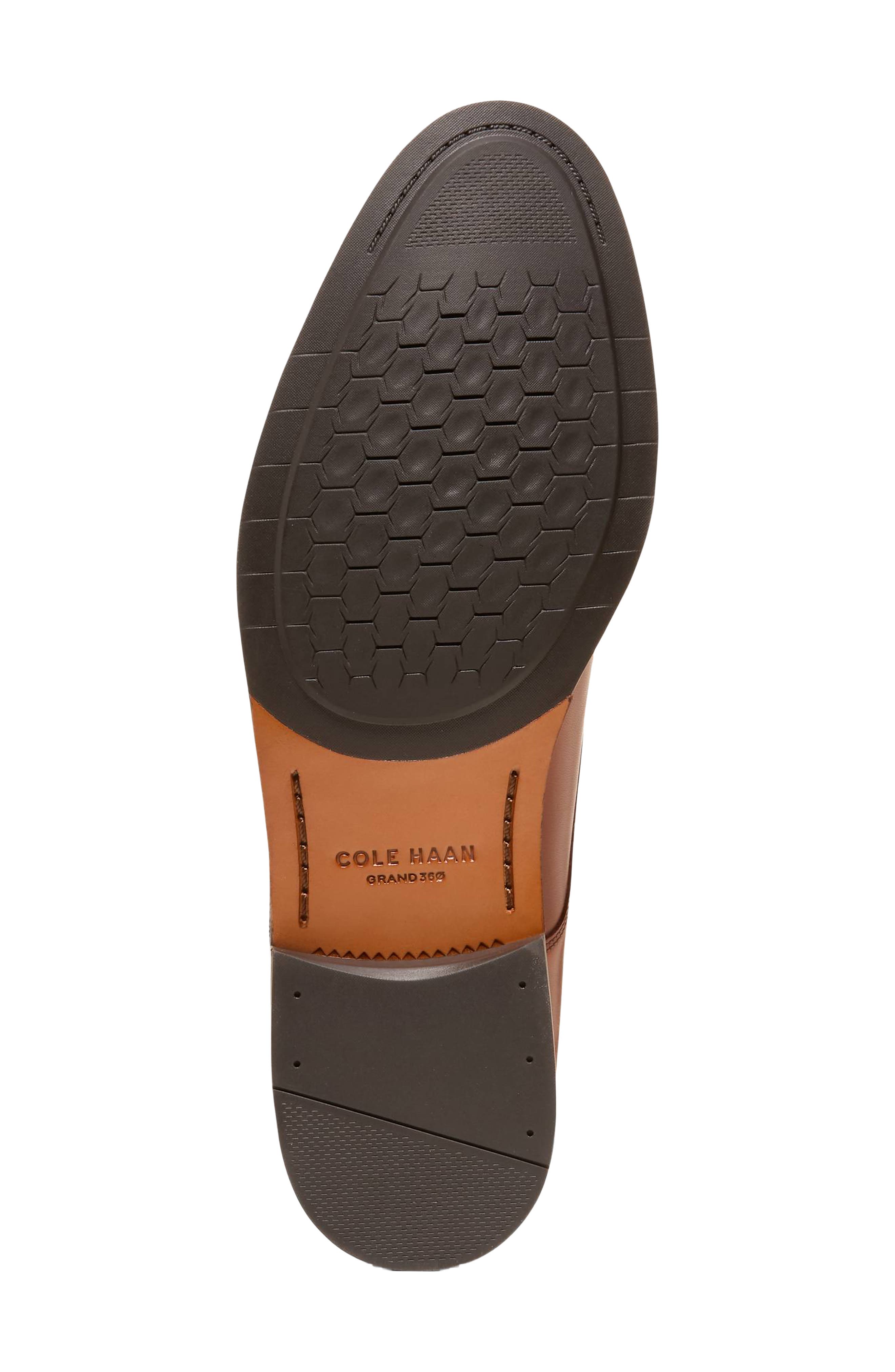 Dean Grand Cap Toe Leather Oxford, Alternate, color, BRITISH TAN / DARK CHOCOLATE