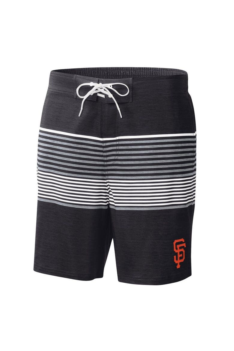 Men's G-III Sports by Carl Banks  Black San Francisco Giants Coastline Volley Swim Shorts, Alternate, color, Black