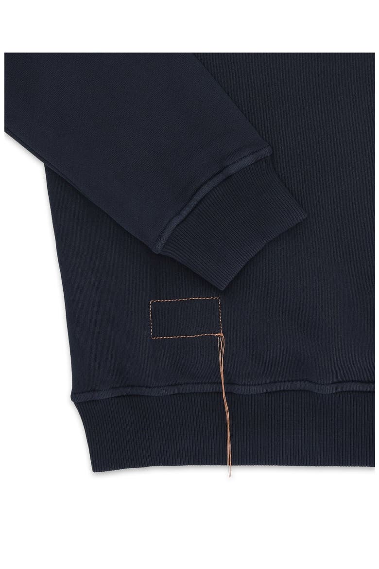 Woven Zip-Up Sweatshirt, Alternate, color, Blue