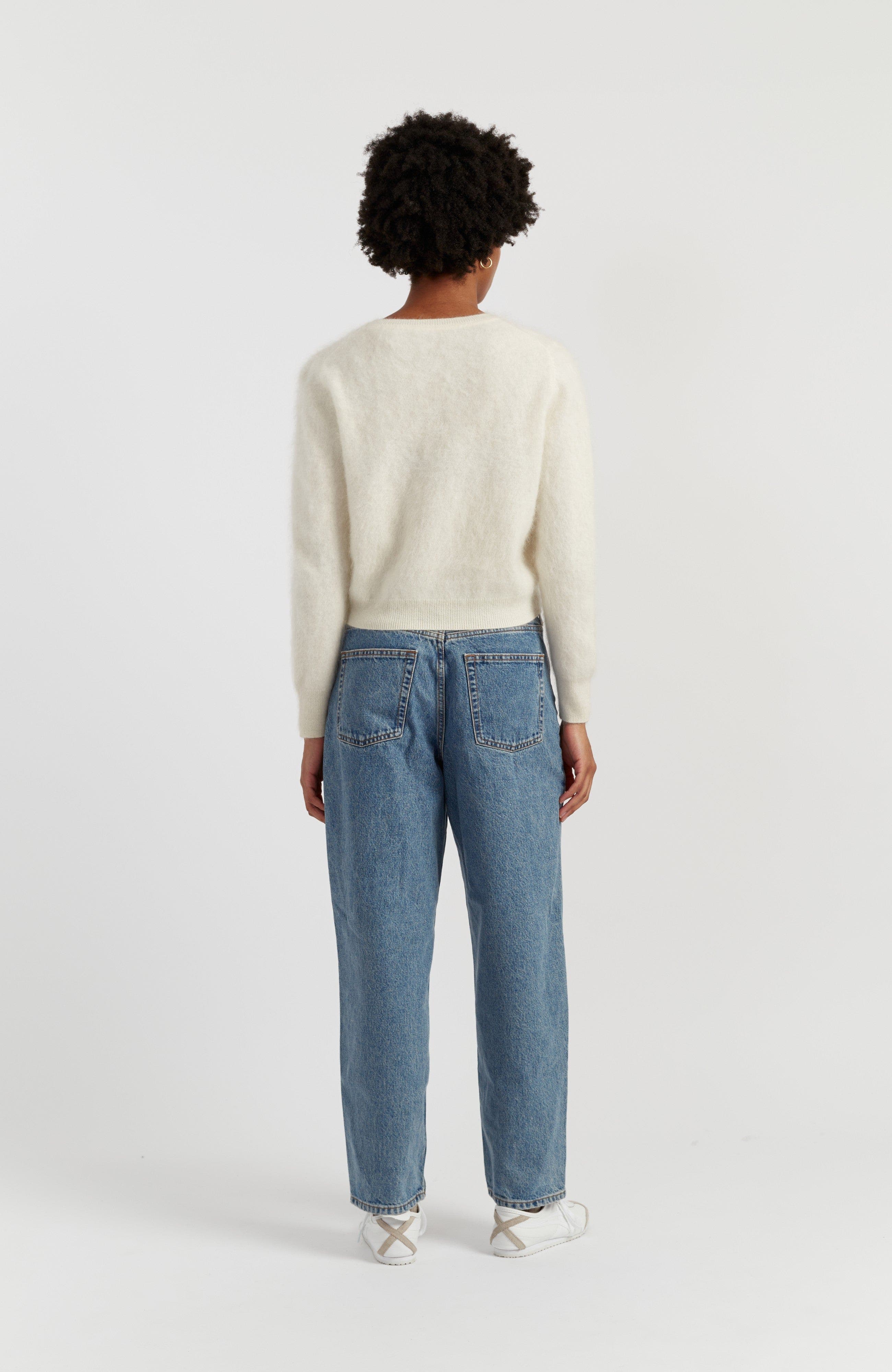 Brushed Cashmere Crewneck Sweater - image 2