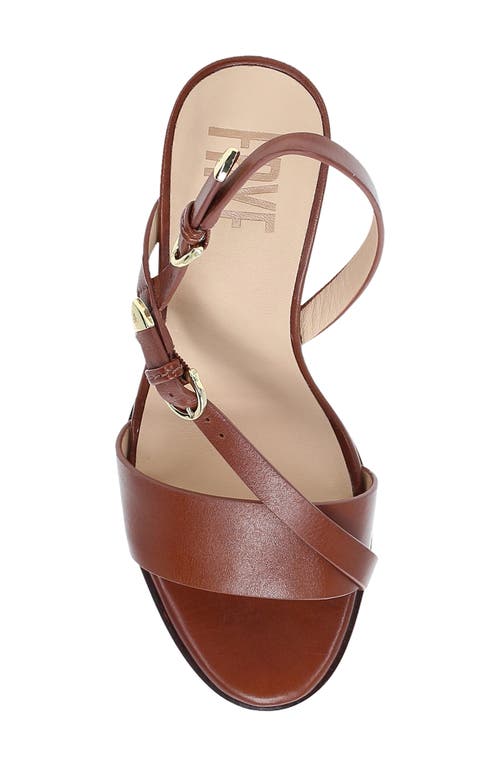 Frye Rachel Slingback Wedge Sandal In Cinnamon