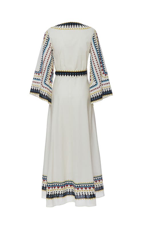 La Doublej The Wrap Dress Doric Placée Cream In Doric Placée Cream