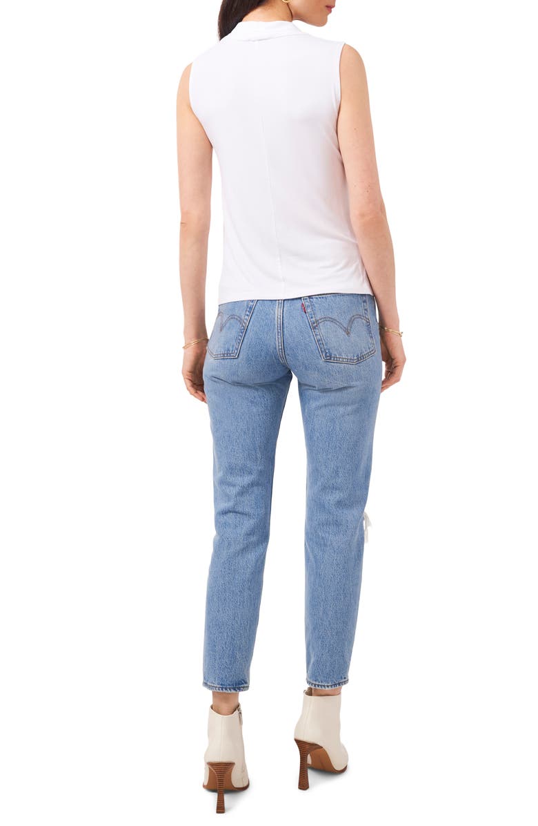 1.STATE Surplice Sleeveless Top, Alternate, color, Ultra White