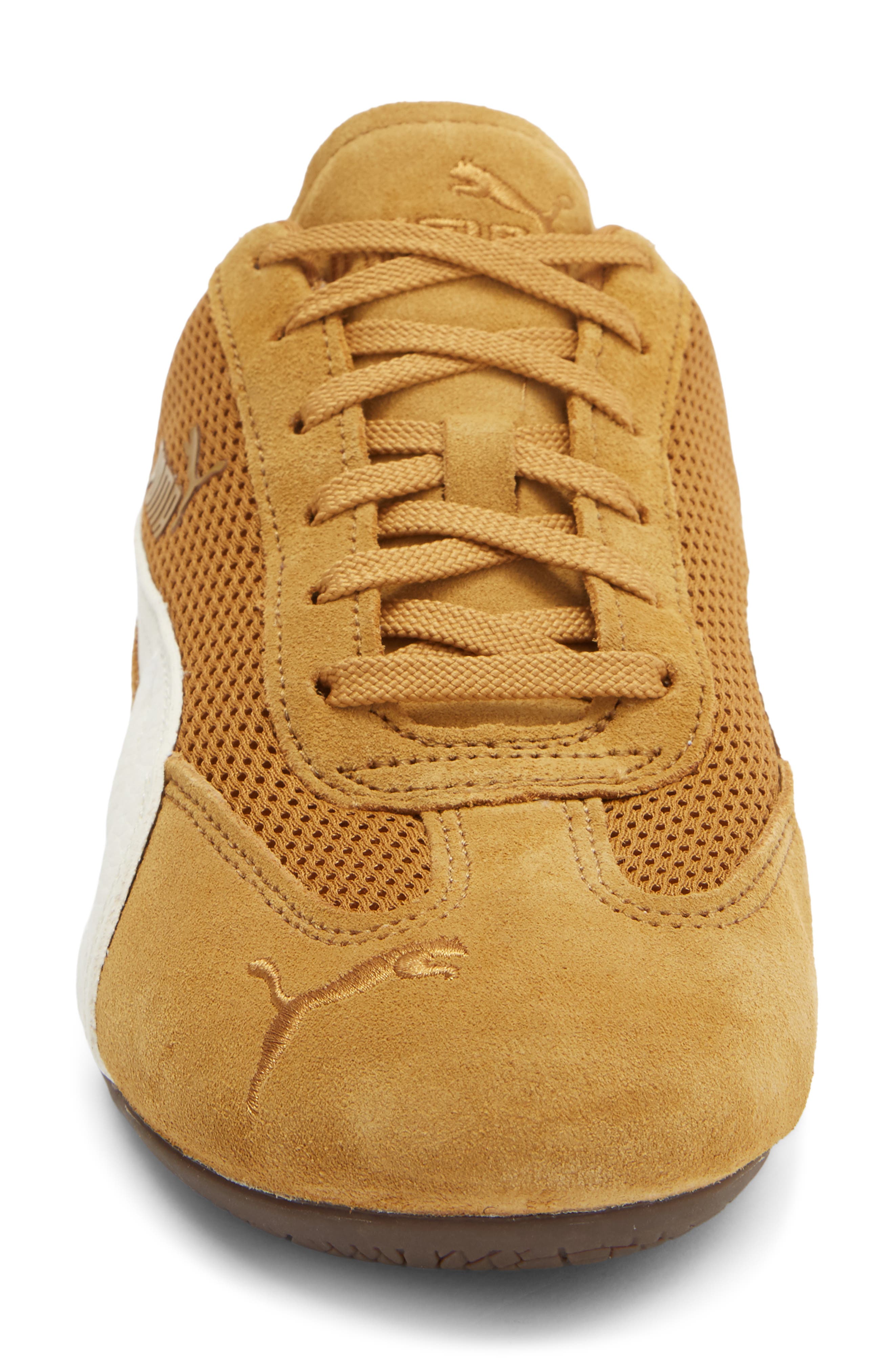 PUMA Speedcat Mesh Sneaker, Alternate, color, Authentic Gold/ Gum