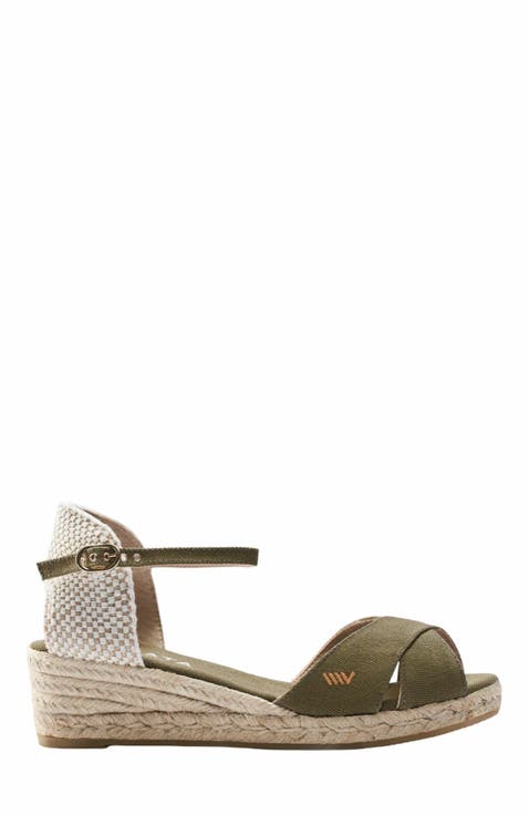 Salina Canvas Espadrille Sandal Wedges