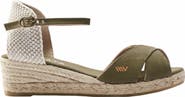 VISCATA Salina Canvas Espadrille Sandal Wedges
