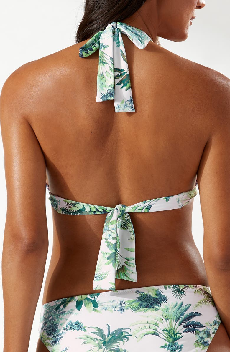 Tommy Bahama Arts of Palm Reversible Halter Bikini Top, Alternate, color,