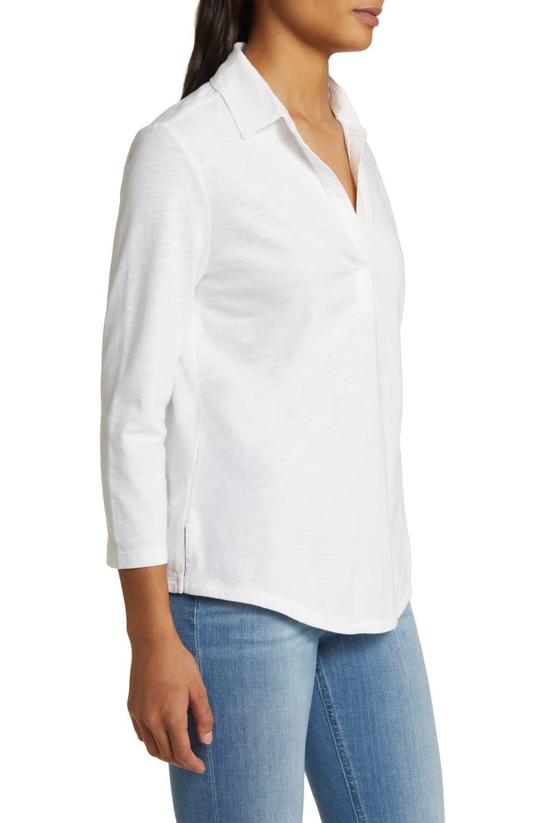 Tommy Bahama Ashby Isles Cotton Jersey Popover Top, Alternate, color, White
