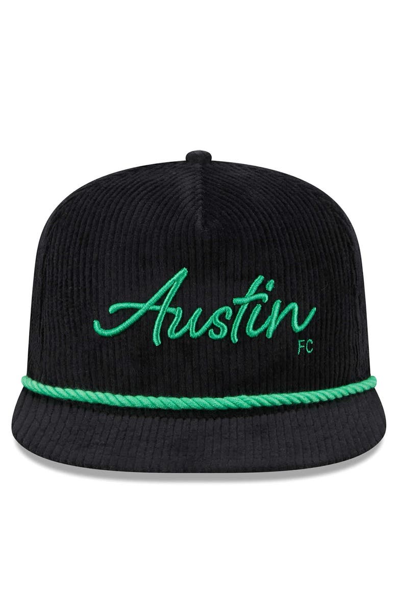 New Era Men's New Era Black Austin FC Corduroy Golfer Adjustable Hat, Alternate, color, 