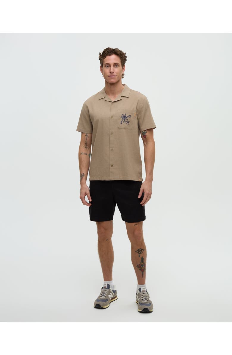 tentree Chambers Pocket Shirt, Alternate, color, Khaki/Nightfall
