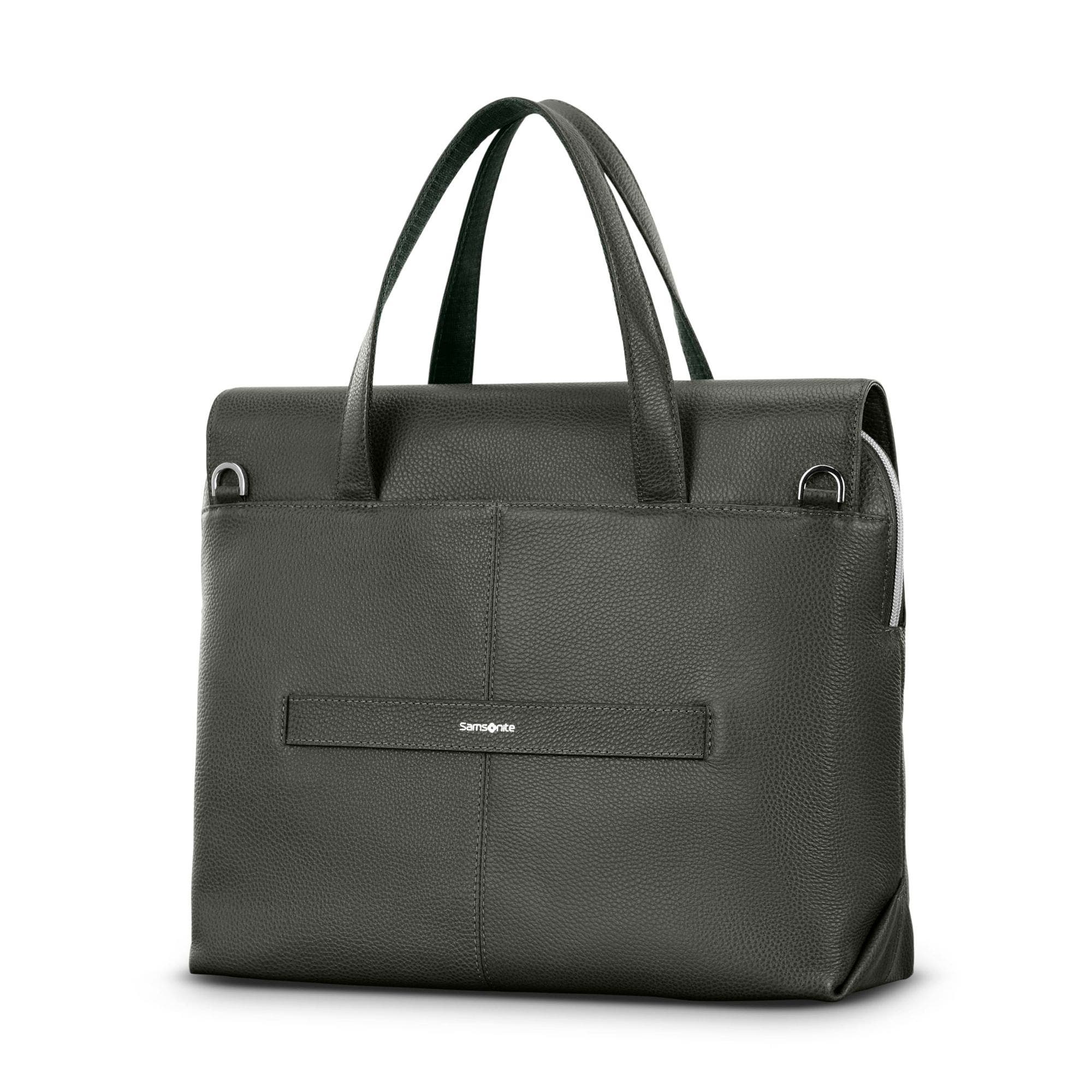 Mobile Solution 2 Convertible Leather Briefcase, Alternate, color, Olive
