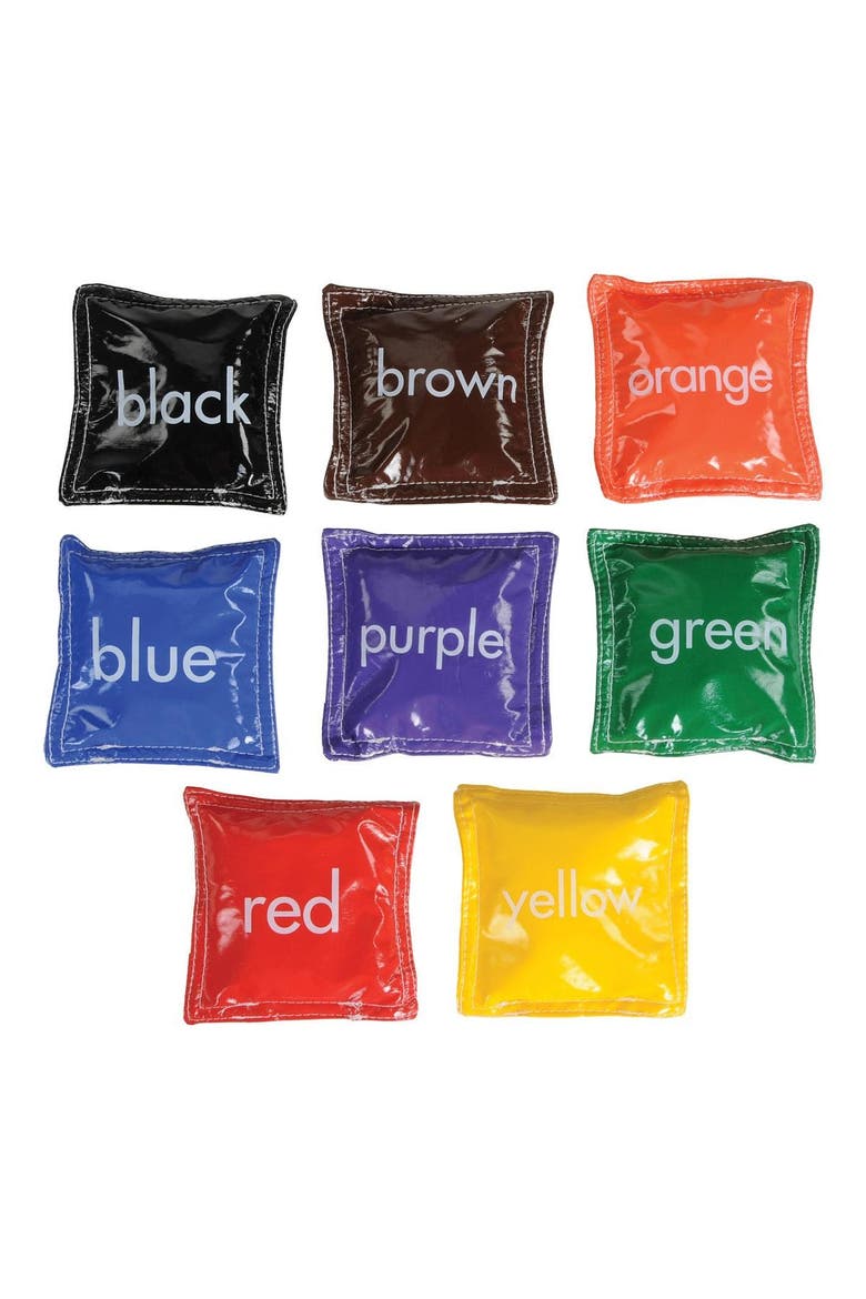 Bilingual Color and Number Beanbags, Alternate, color, Multicolored