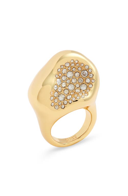 ALEXIS BITTAR ALEXIS BITTAR SOLANALES PAVÉ CRYSTAL PEBBLE RING