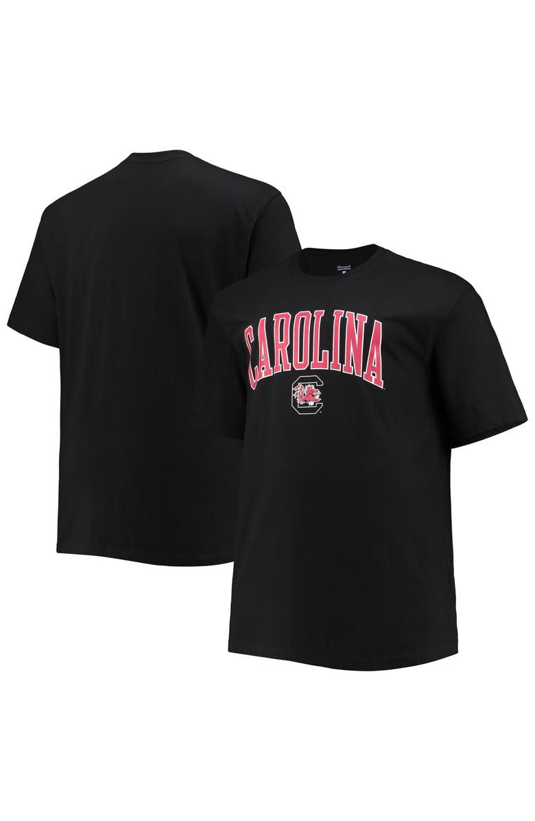 Champion Men's Champion Black South Carolina Gamecocks Big & Tall Arch Over Wordmark T-Shirt, Main, color,