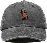 Dalix Capybara Embroidered Everyday Hat