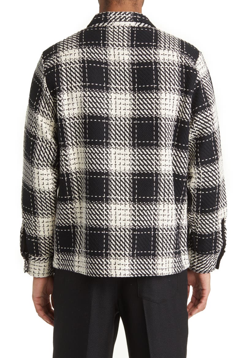 Whiting Marine Beatnik Button-Up Overshirt, Alternate, color, BLACK