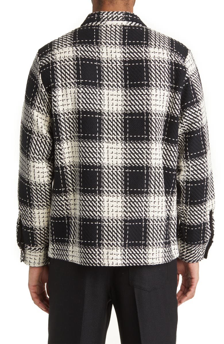 Wax London Whiting Marine Beatnik Button-Up Overshirt, Alternate, color,