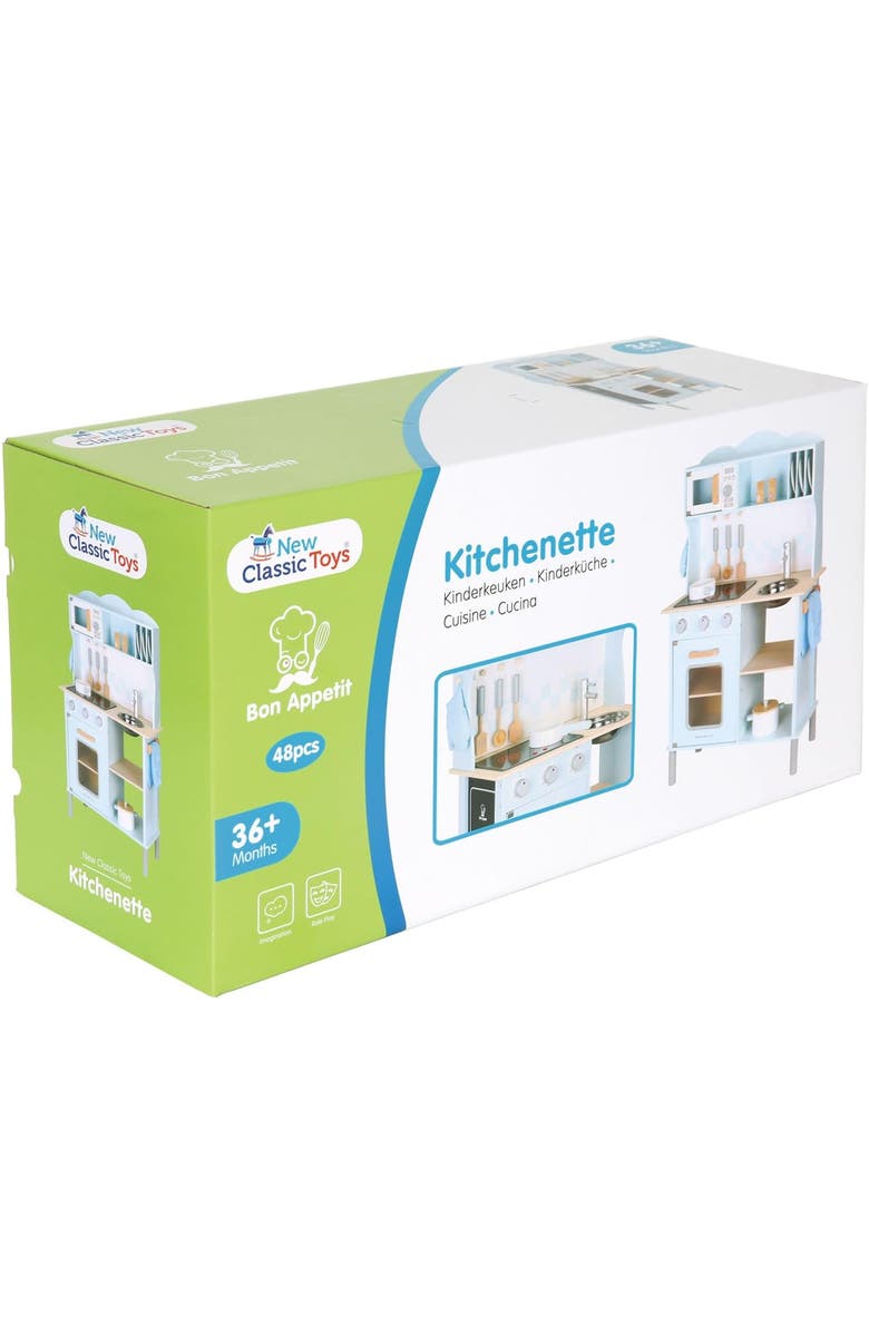 NEW CLASSIC TOYS Kitchenette Modern Electric Cooking, Alternate, color, Blue