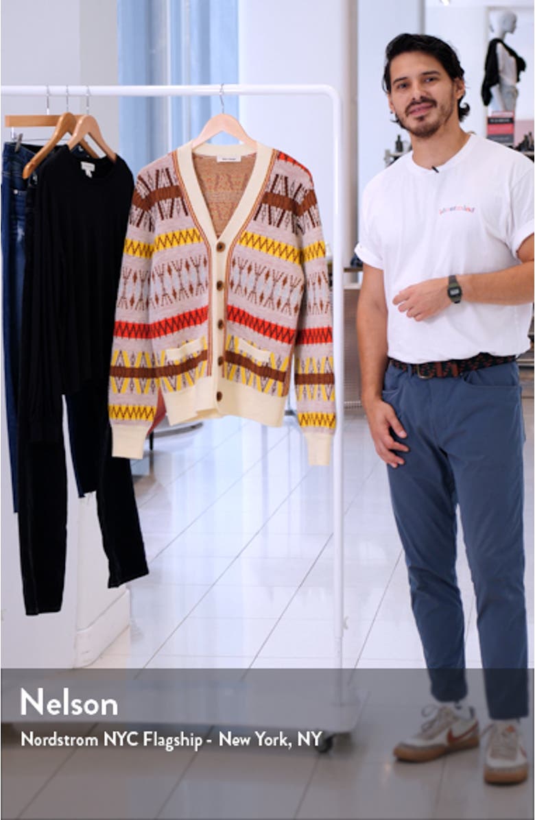 Gender Inclusive Orchestra Wool Blend Cardigan, sales video thumbnail