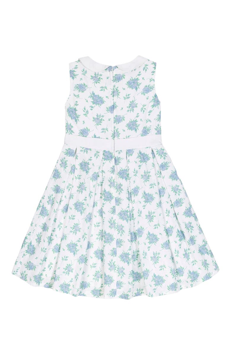 Hope & Henry Girls' Linen Tea Dress, Kids, Alternate, color, Coastal Cottage Floral